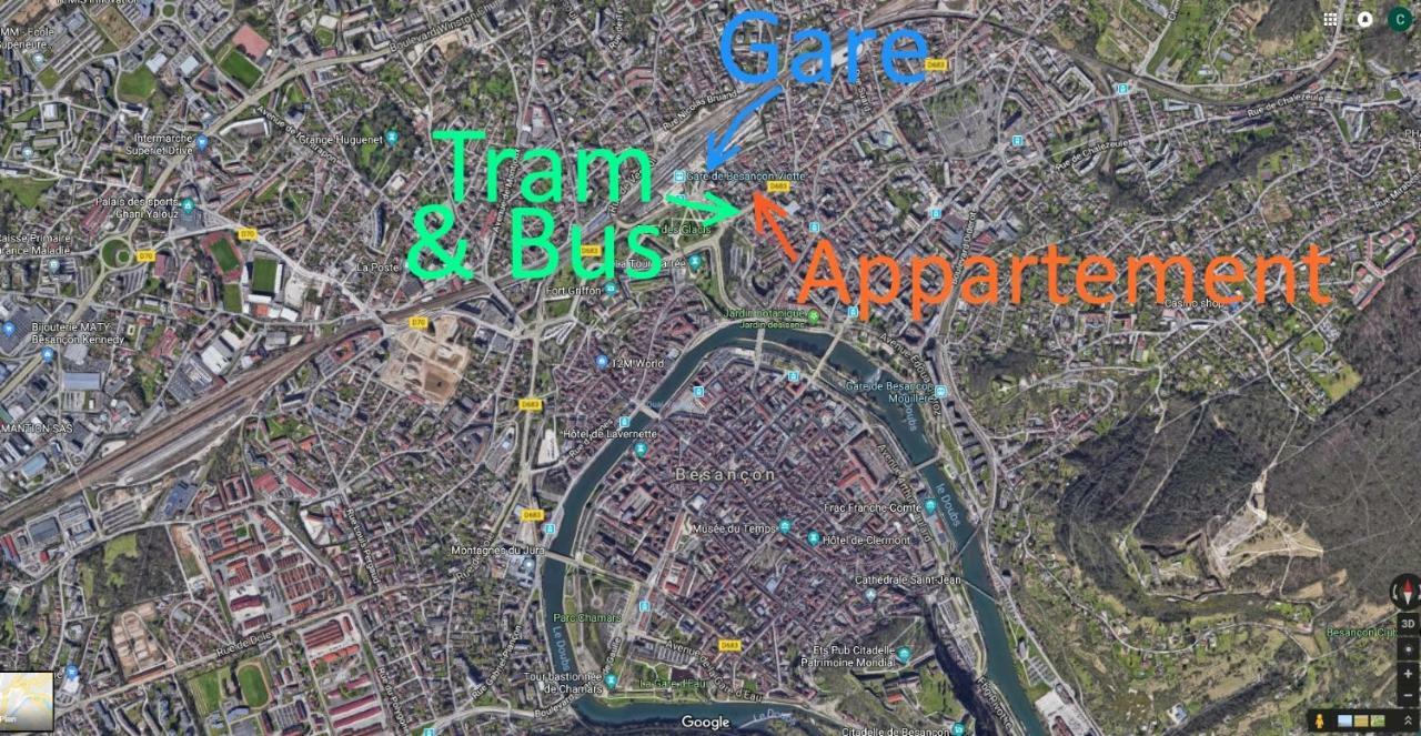 Bnbesak La Gare Viotte 브장송 외부 사진